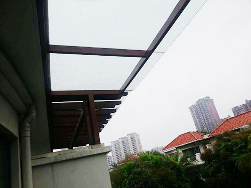 玻璃雨棚定制